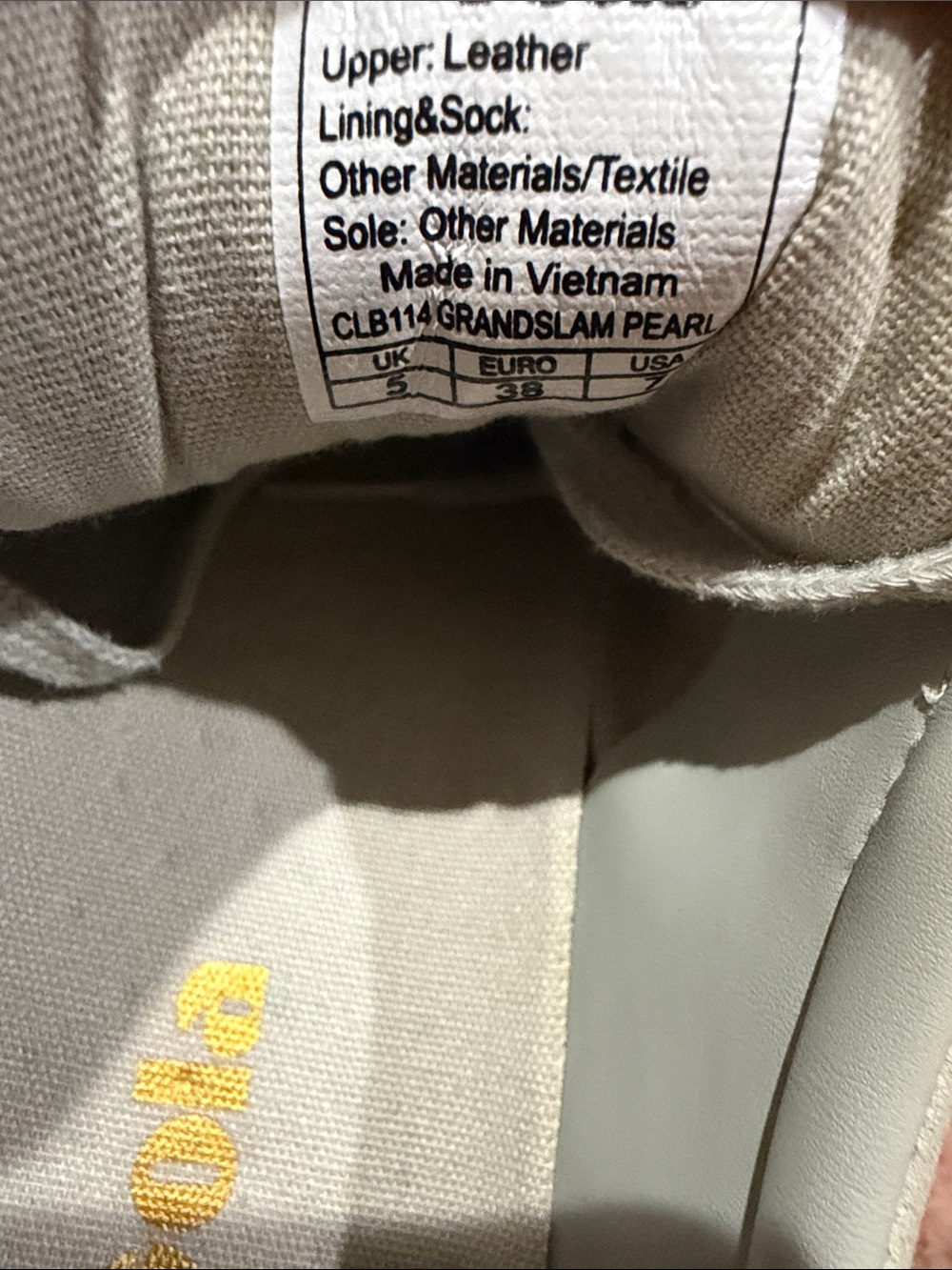 Gola Classics Women's Grandslam Pearl Sneakers - Size 7 - Picture 9 of 10